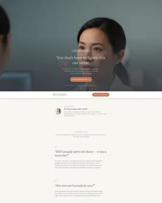 Emergency Physician Booking Website Template