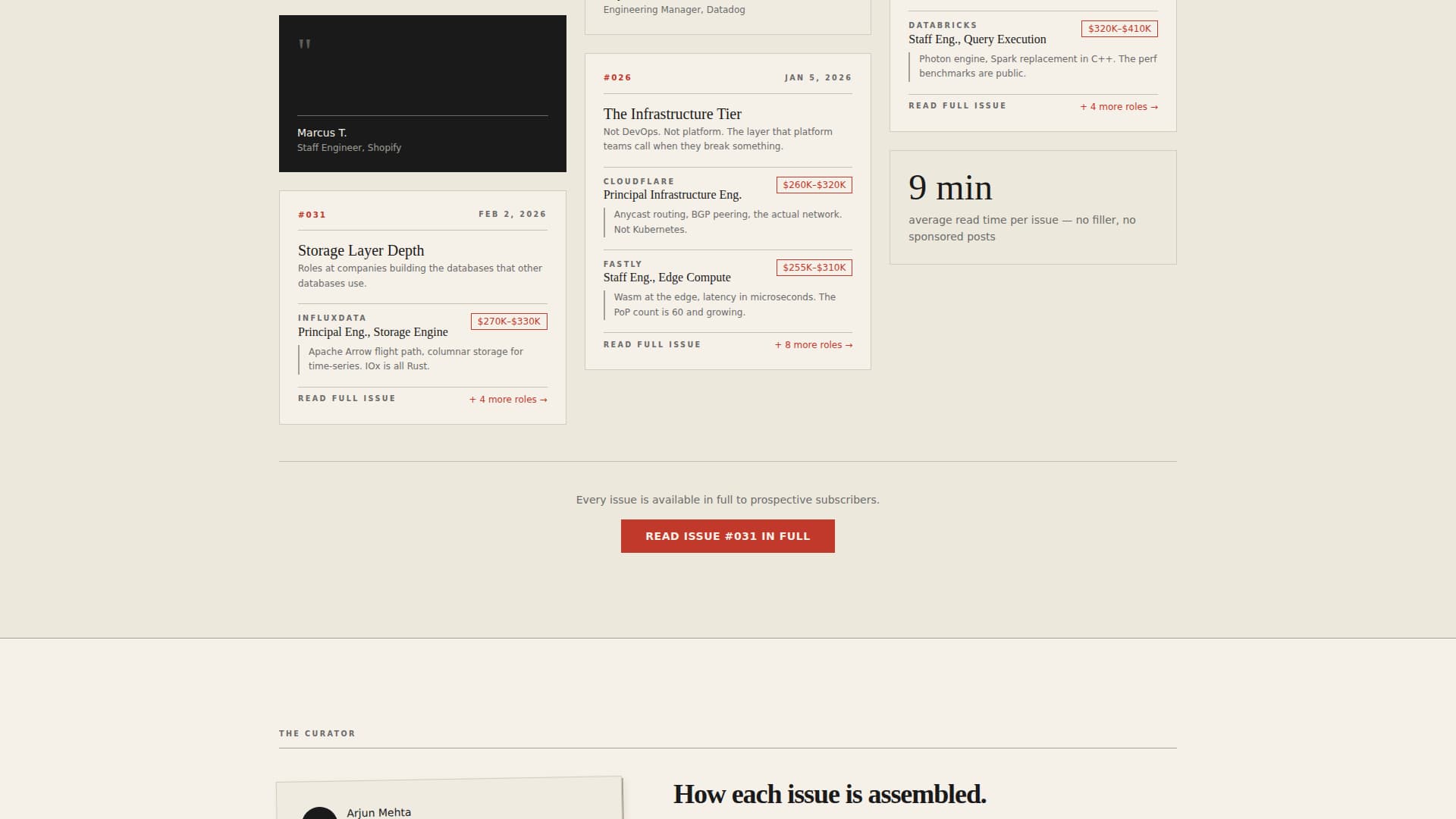 Backend Engineering Newsletter Booking Website Template