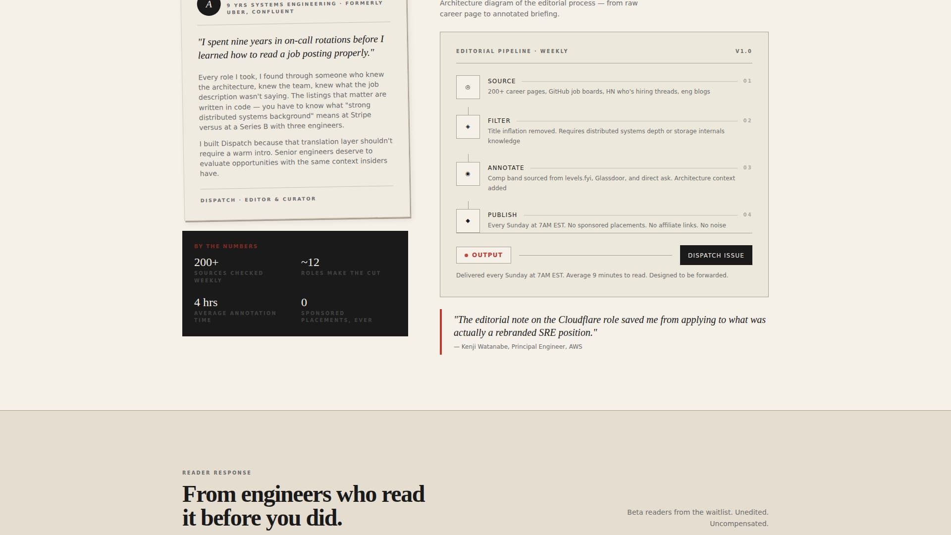 Backend Engineering Newsletter Booking Website Template