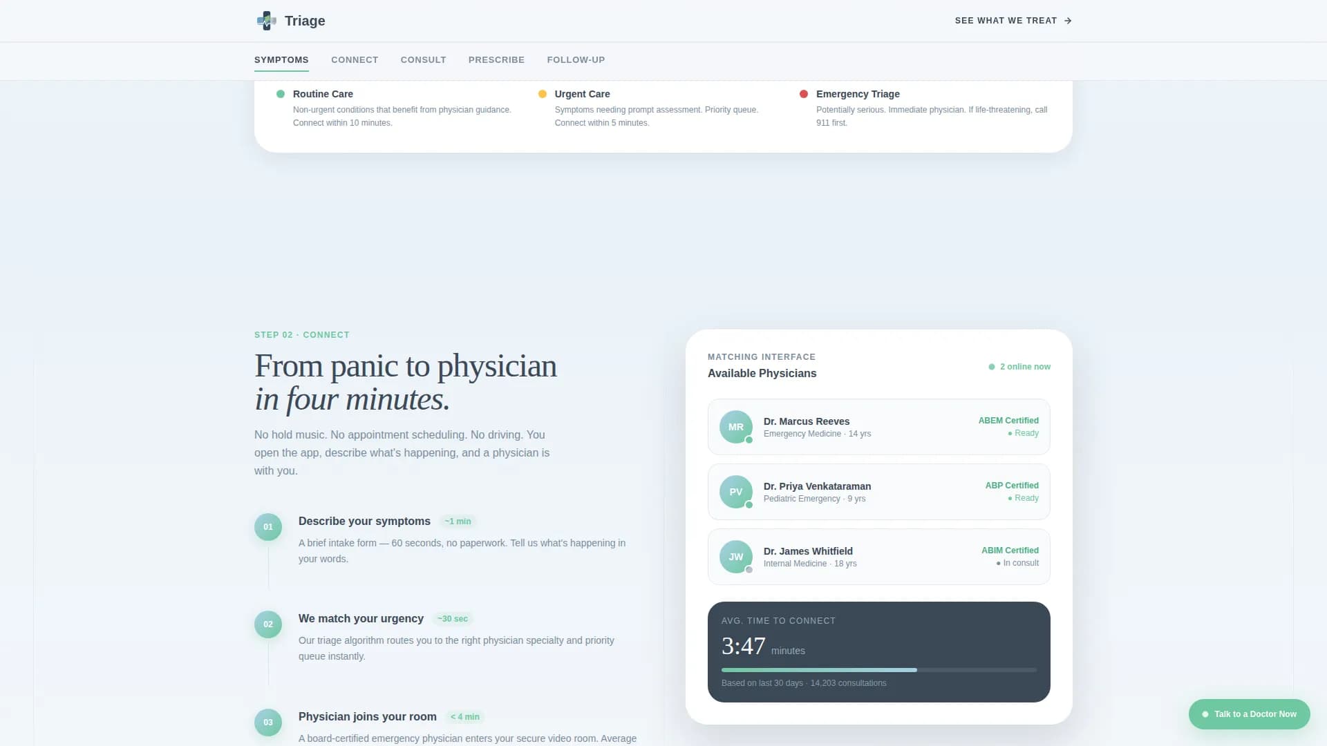 Emergency Physician Professional Website Template