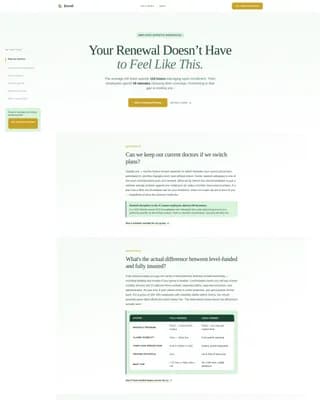 Health Insurance & TPA Booking Website Template