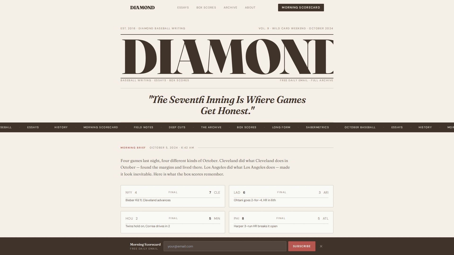 Sports Blog Blog Website Template