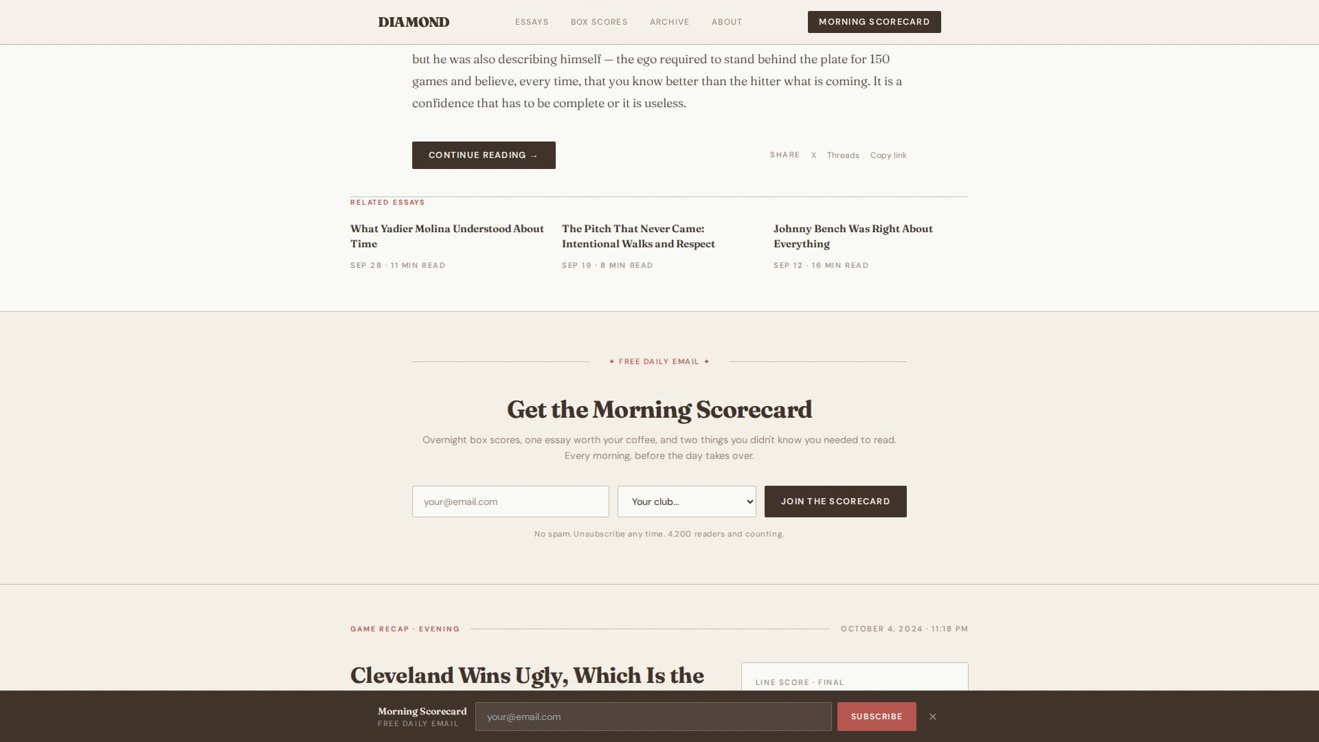 Sports Blog Blog Website Template