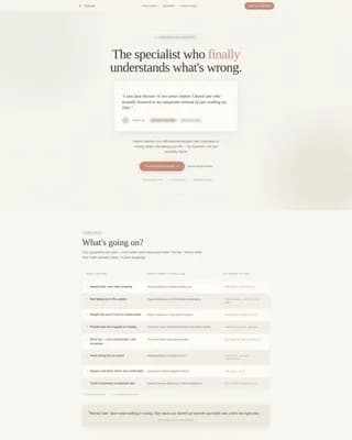 Endocrinologist Complete Booking Website Template
