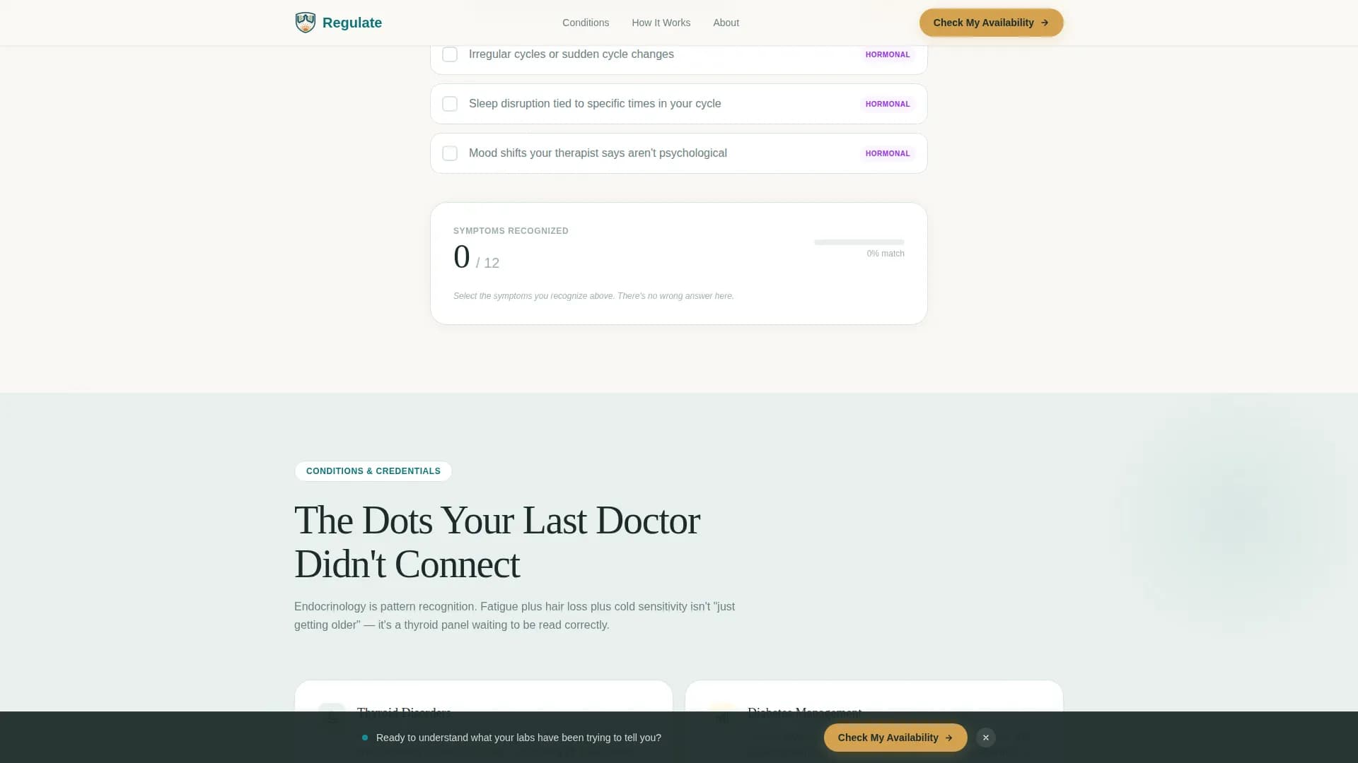 Endocrinologist Advanced Booking Website Template