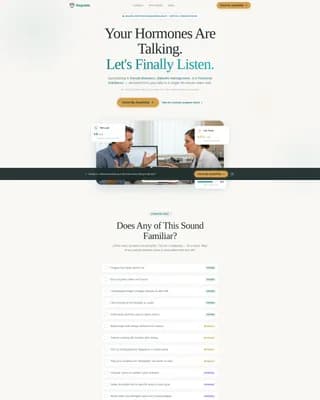 Endocrinologist Advanced Booking Website Template