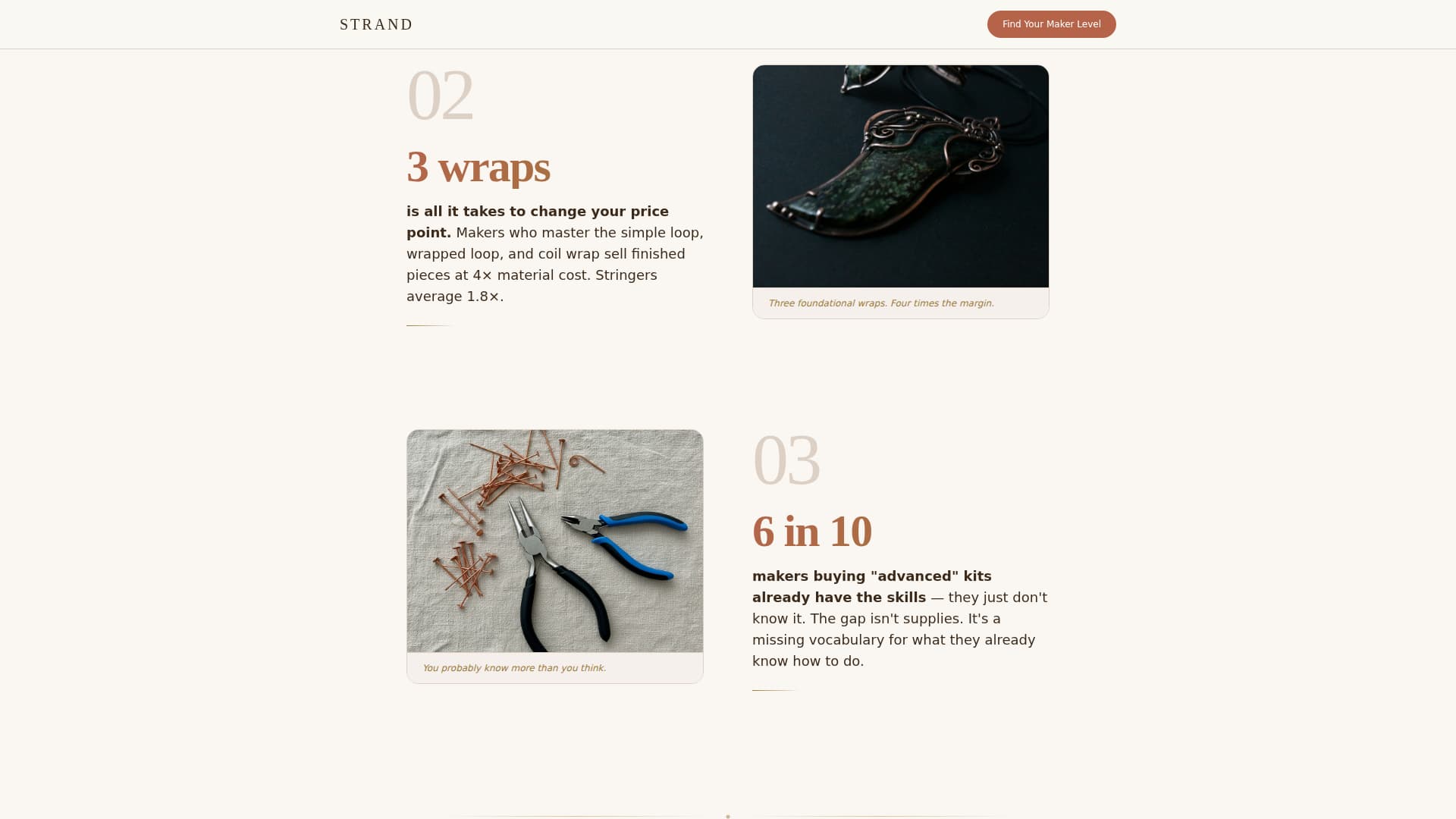 Strand - Artisan Jewelry Landing Page Template