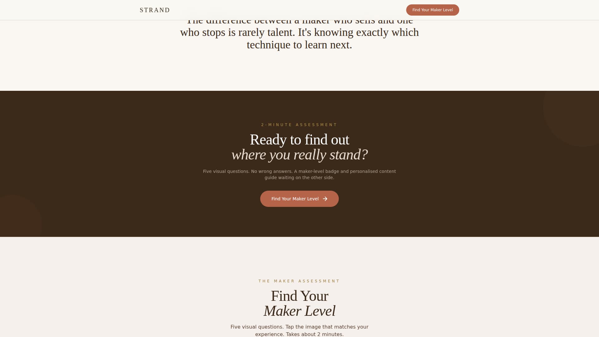 Strand - Artisan Jewelry Landing Page Template