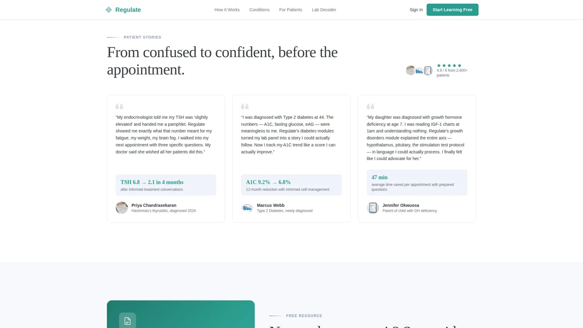 Endocrinology Medicine Specialist Booking Website Template
