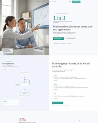 Endocrinology Medicine Specialist Booking Website Template