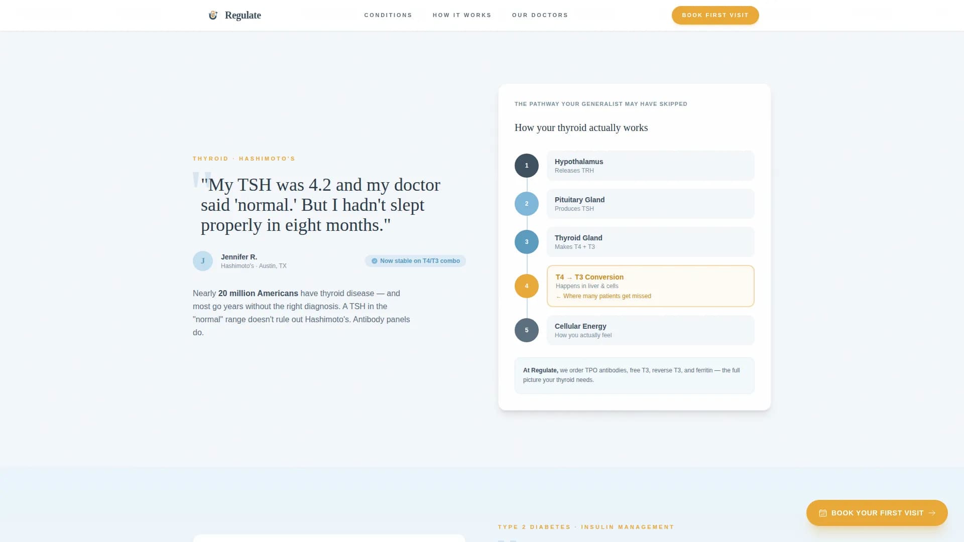 Endocrinology Medicine Booking Website Template