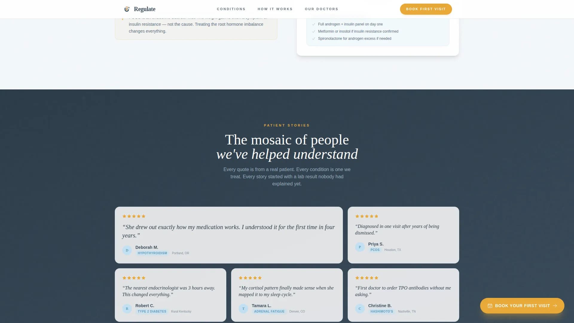 Endocrinology Medicine Booking Website Template