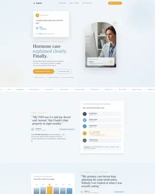 Endocrinology Medicine Booking Website Template