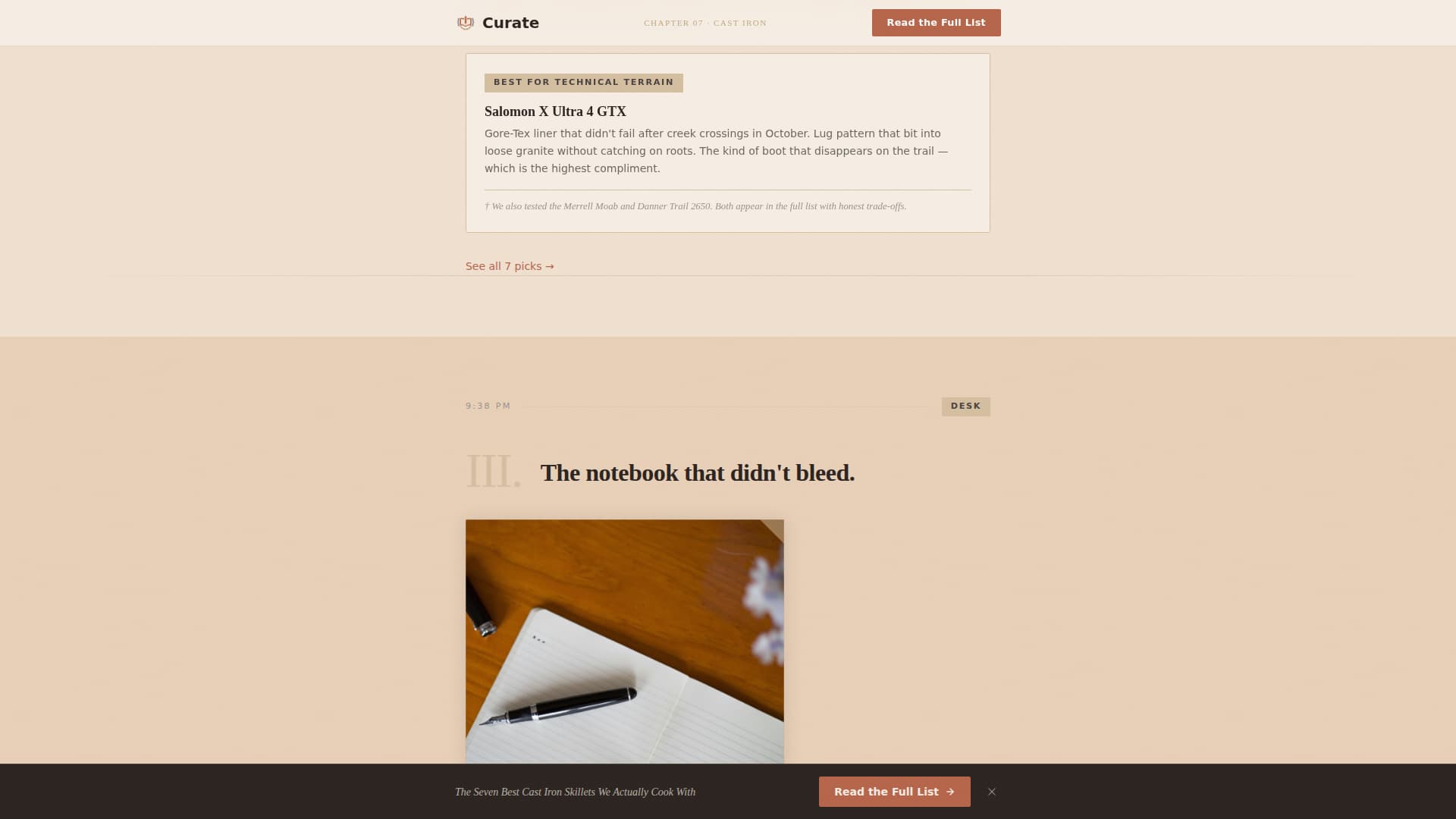 Review & Comparison Site Booking Website Template