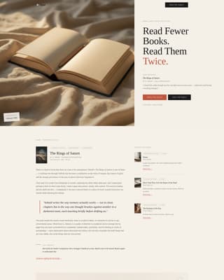 Book Author & Publisher Booking Website Template
