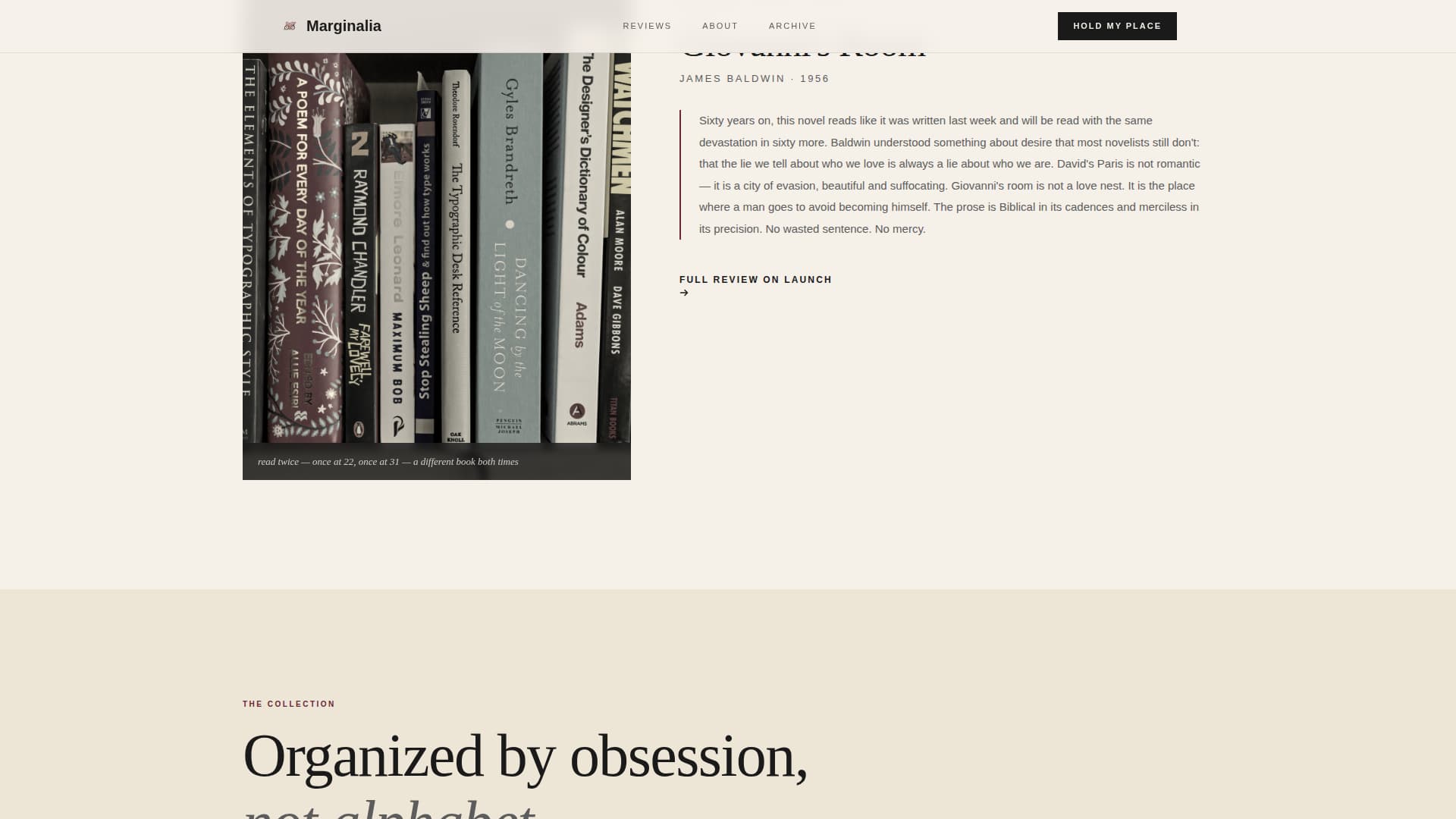 Book Reviews & Literary Criticism Content Specialist Booking Website Template