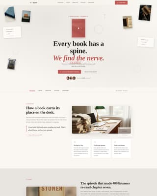 Book Reviews & Literary Criticism Content Advanced Booking Website Template