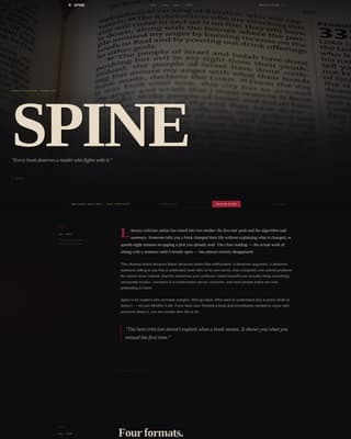 Book Reviews & Literary Criticism Content Complete Booking Website Template