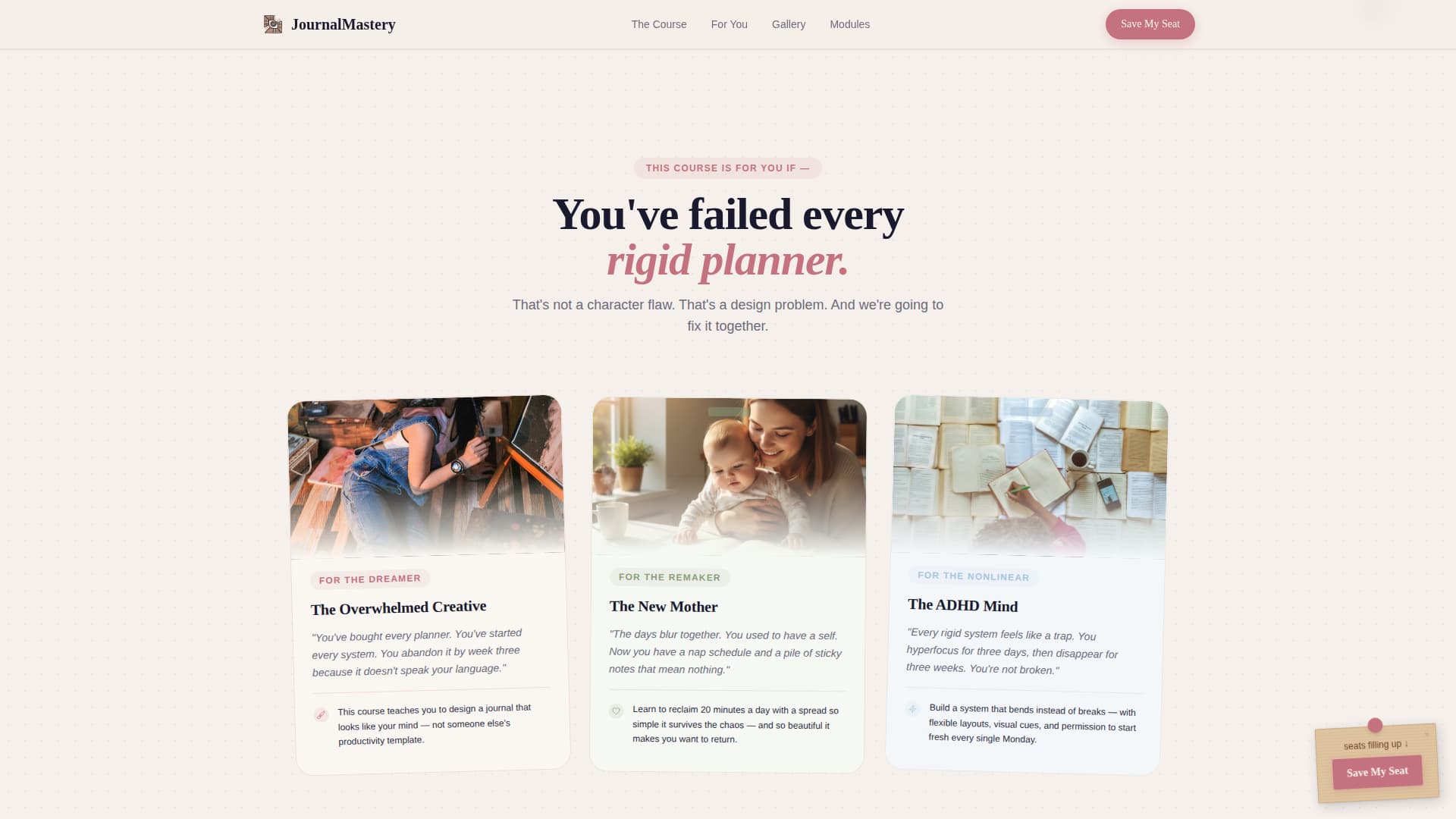 Craft & Hobby Blog Pre-Launch Website Template