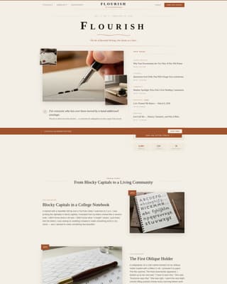 Hobby & Passion Content Premium Blog Website Template