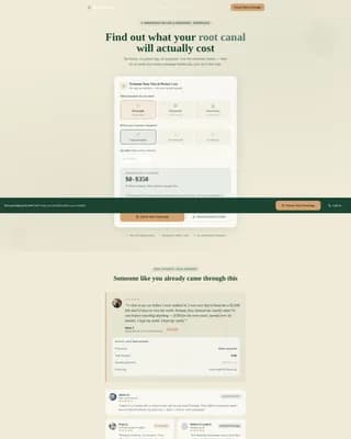 Endodontist Premium Booking Website Template