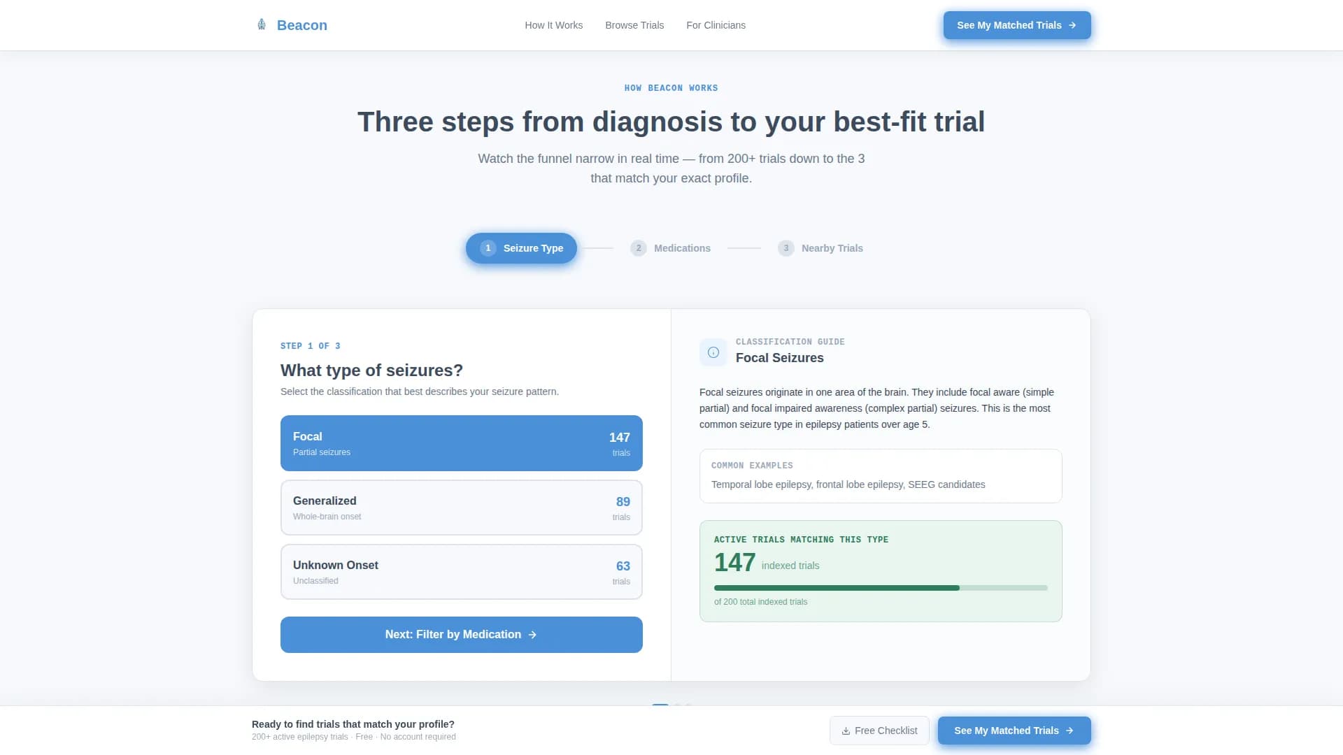 Epilepsy Care Professional Website Template