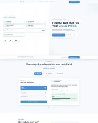 Epilepsy Care Professional Website Template