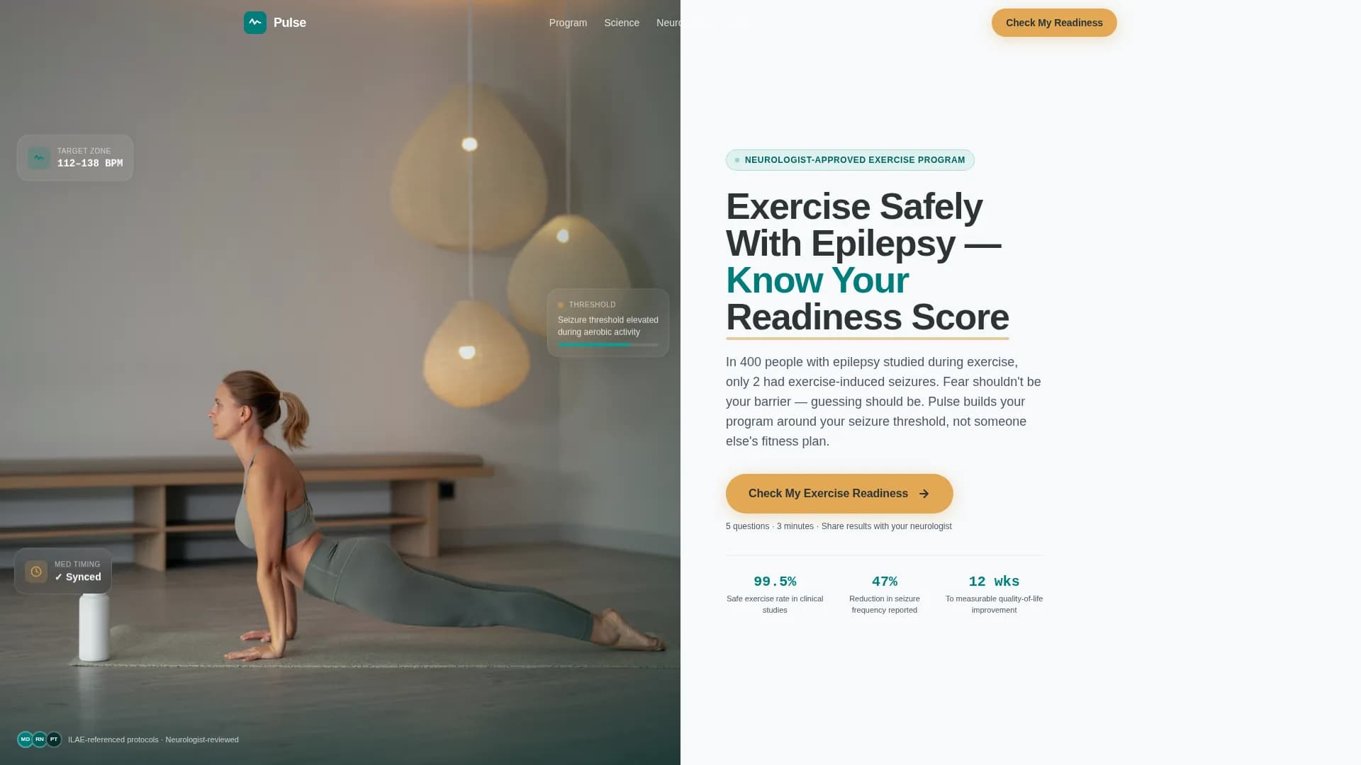 Epilepsy Care Specialist Professional Website Template