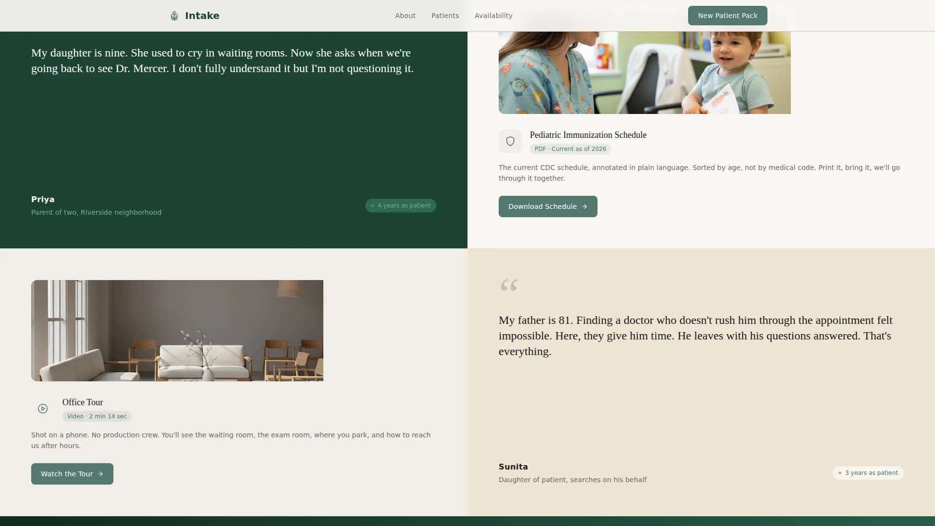 Family Doctor Reviews Website Template