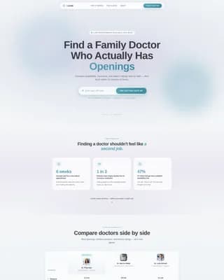 Family Doctor Comparison Website Template