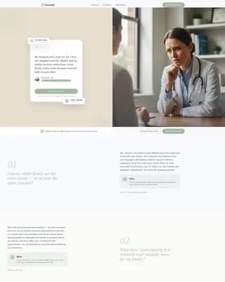 Vitals - Research Center Landing page Template