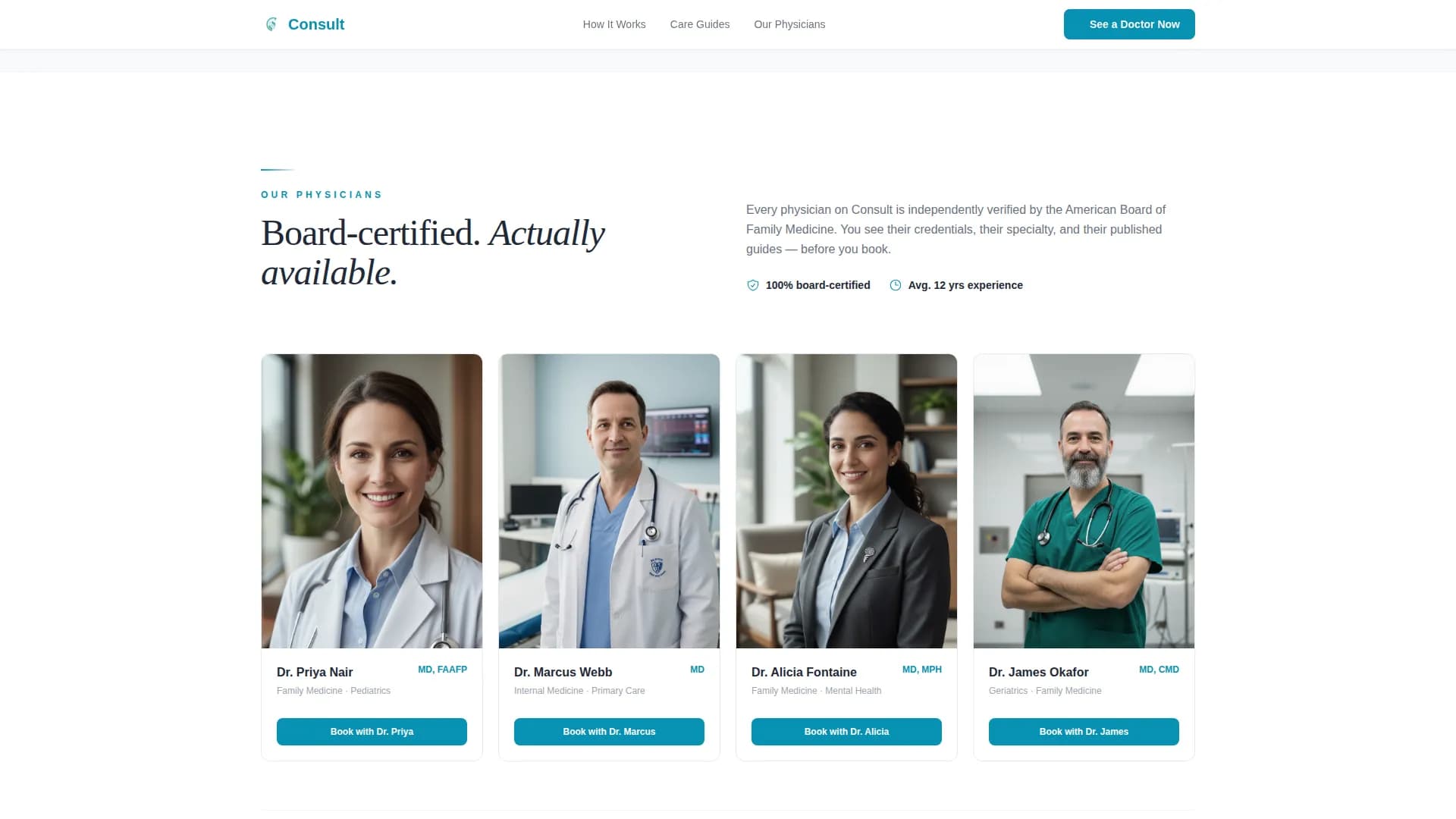Family Medicine Medicine Booking Website Template
