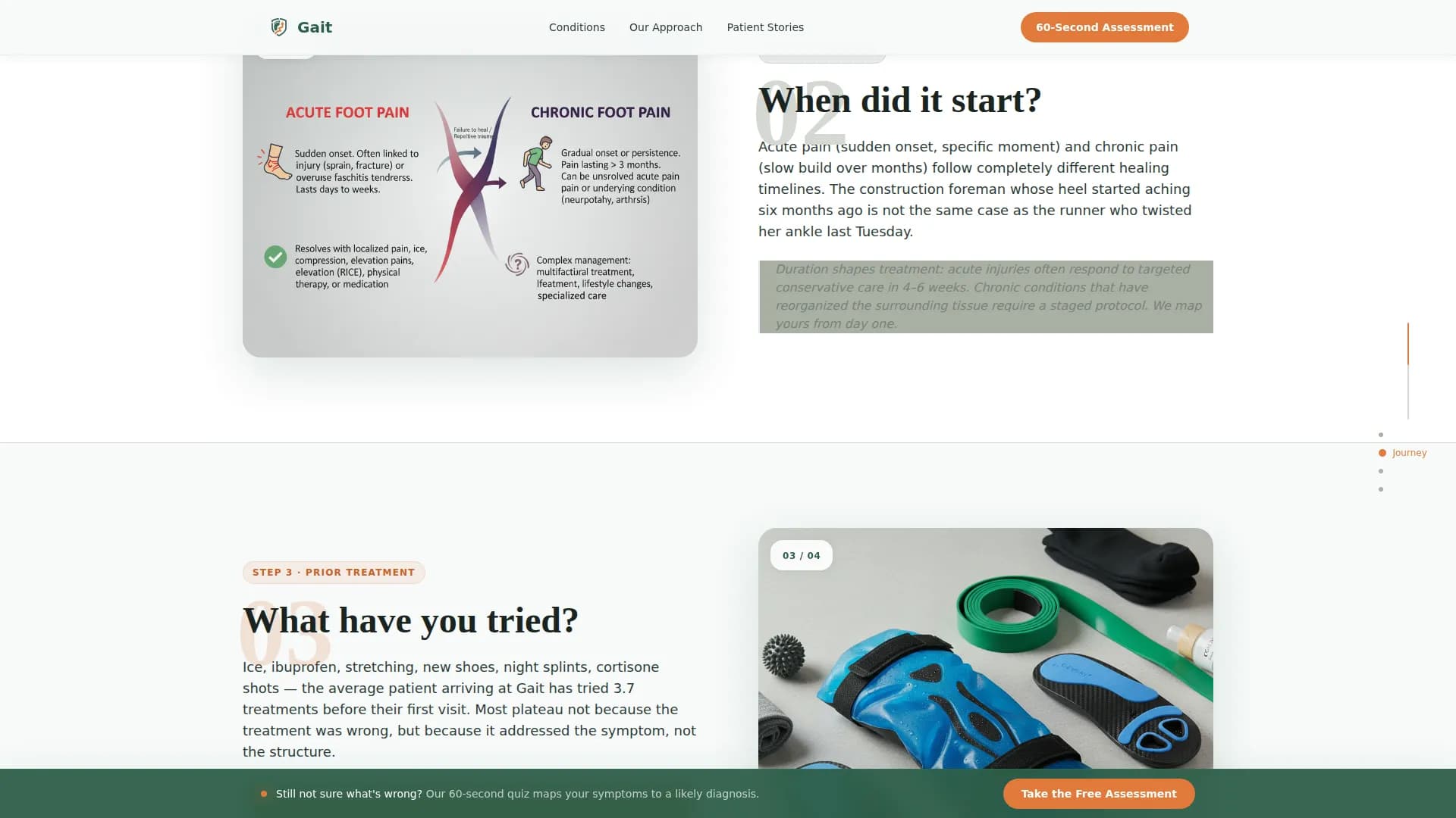 Gait - Orthopedic Clinic Landing page Template