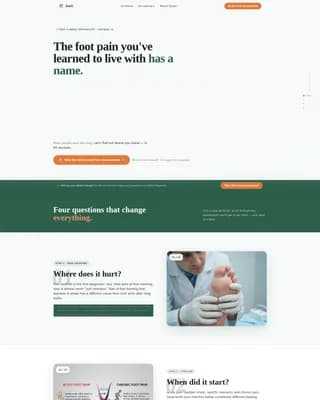 Gait - Orthopedic Clinic Landing page Template