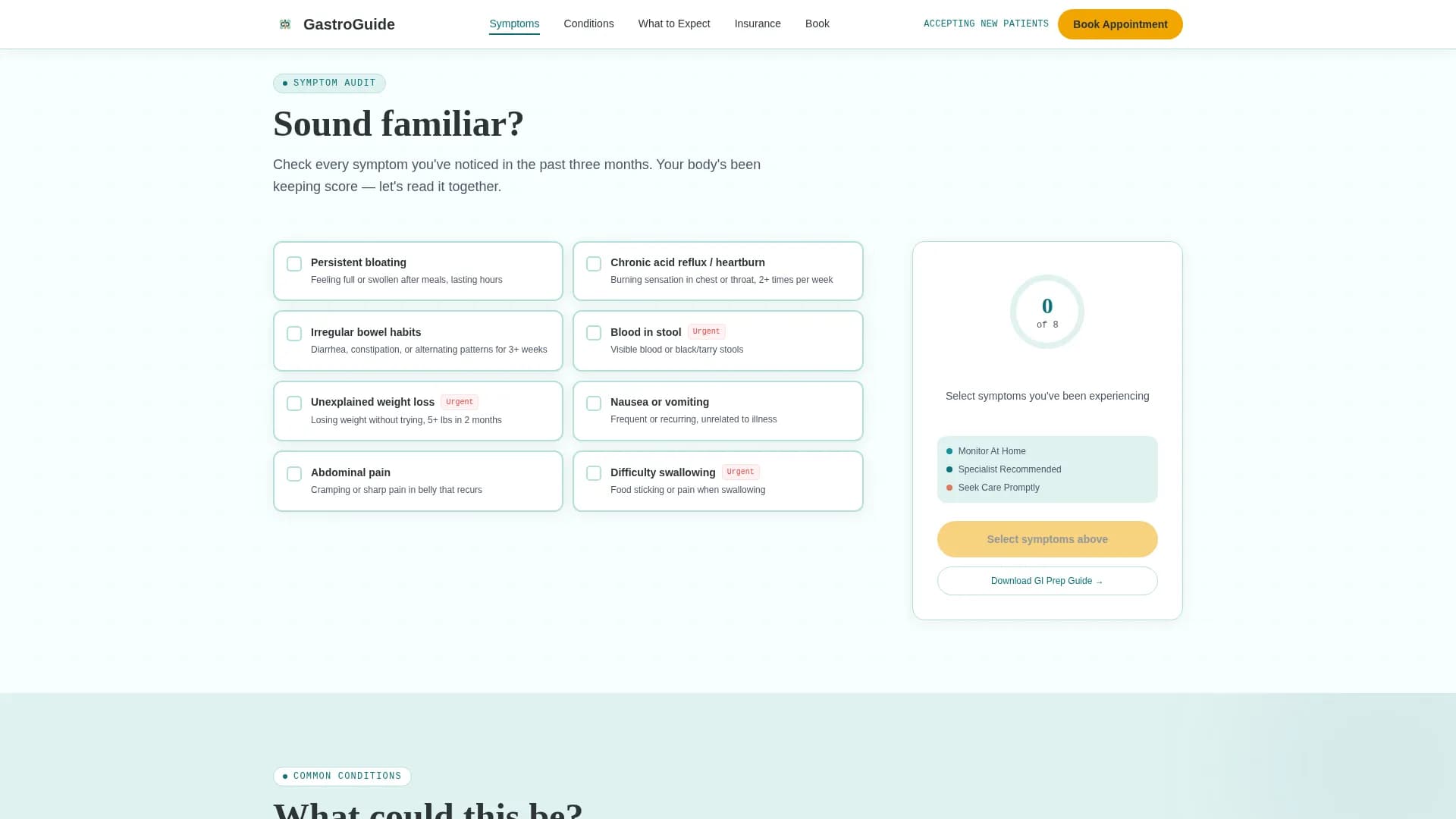 Digest - Appointment Booking Landing page Template