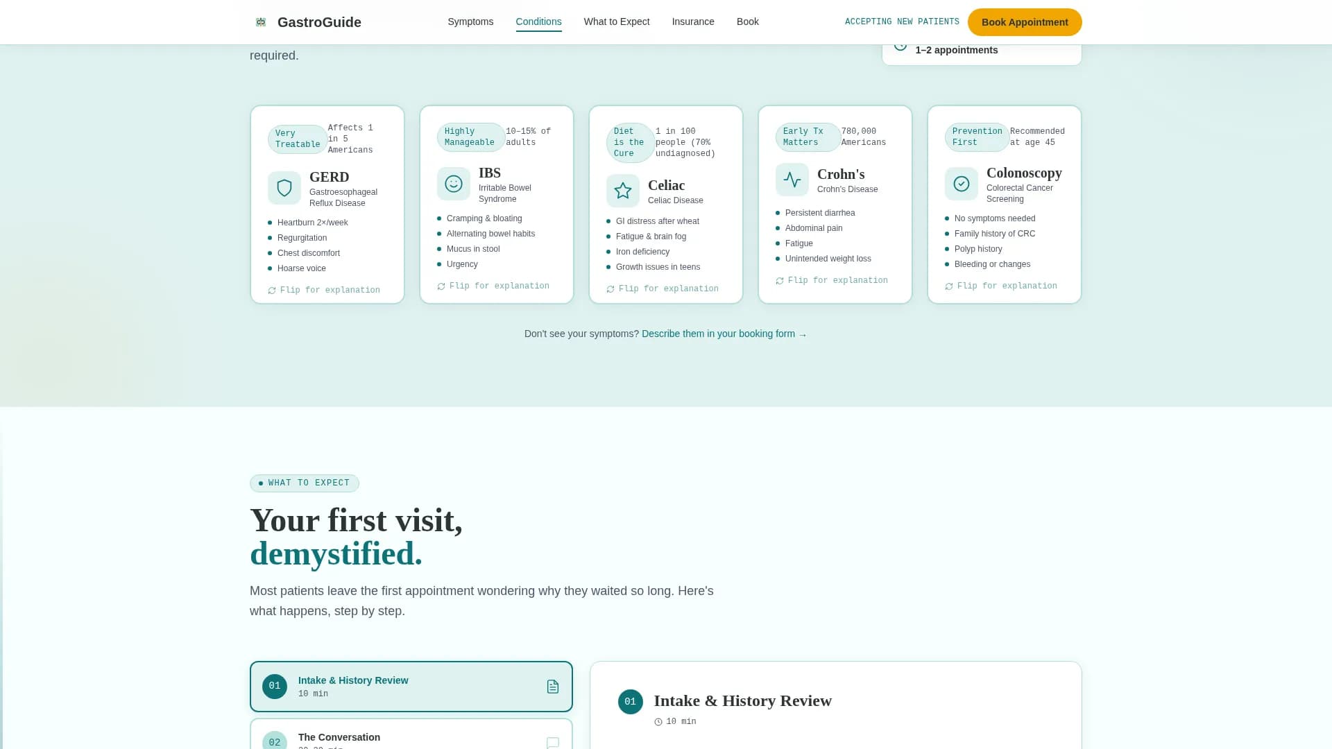 Digest - Appointment Booking Landing page Template