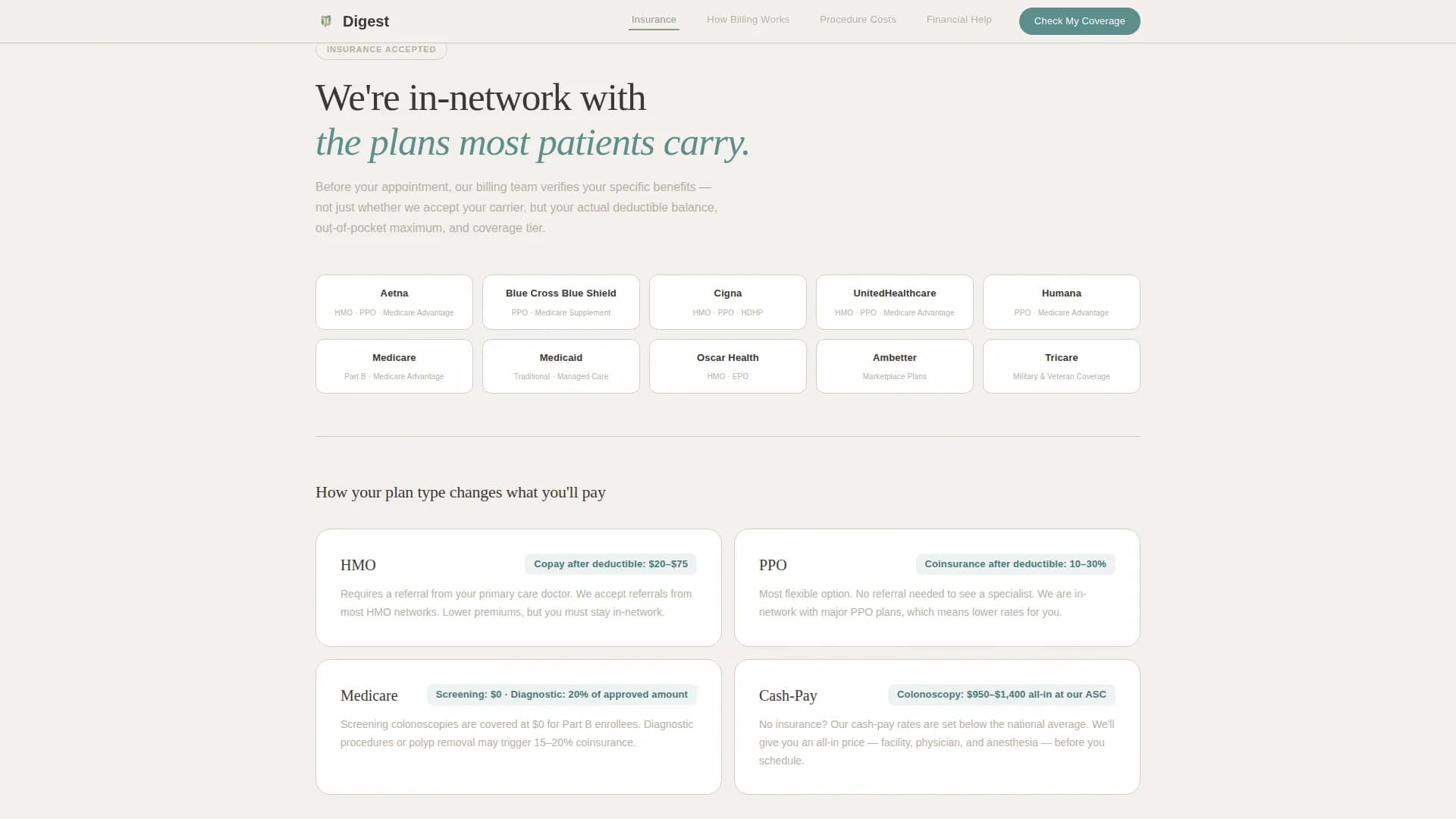 Clarity - Billing Services Landing page Template