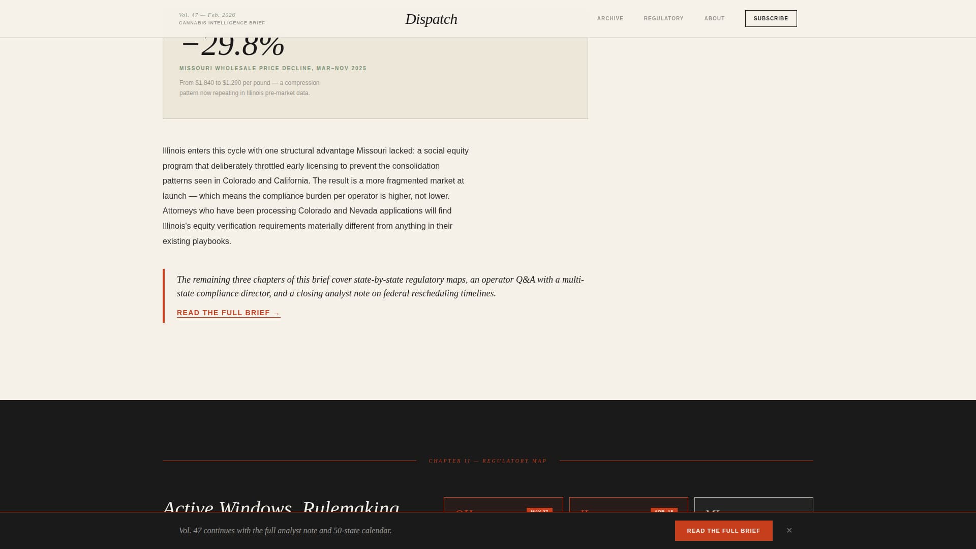 Cannabis Blog & Media Privacy Policy Website Template