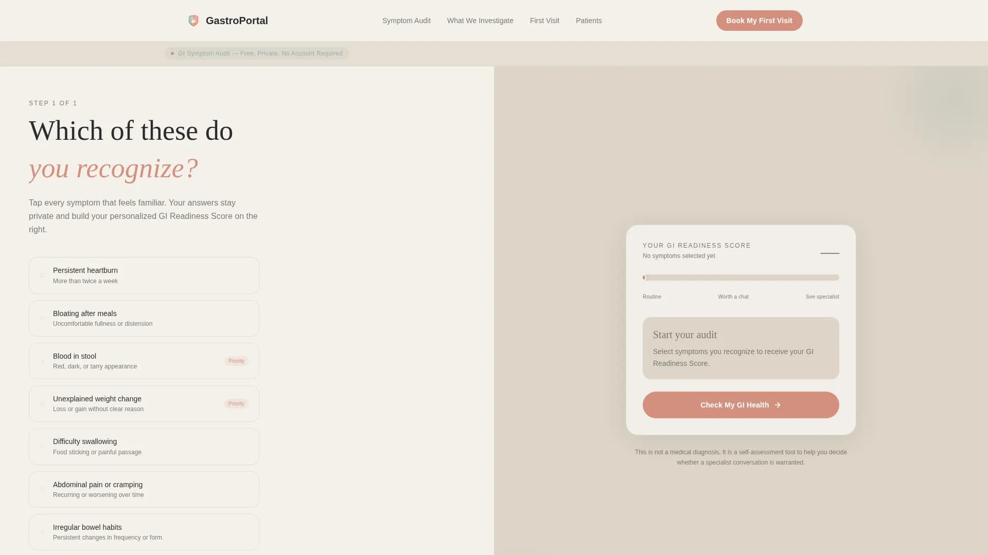 Digest - Patient Portal Landing page Template