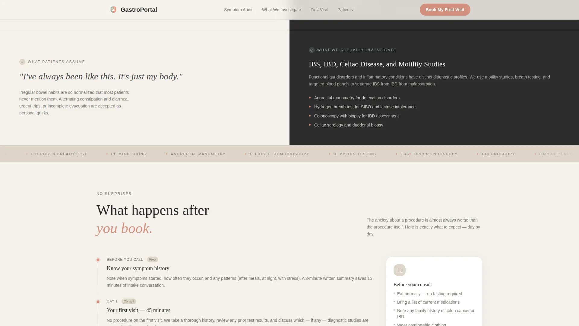 Digest - Patient Portal Landing page Template