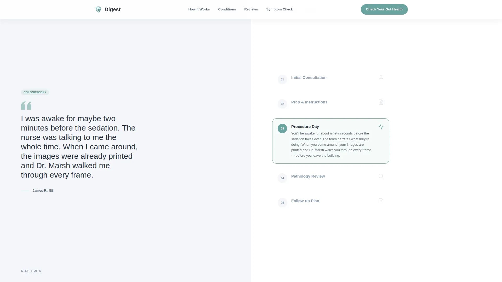 Digest - Practice Consultation Landing page Template