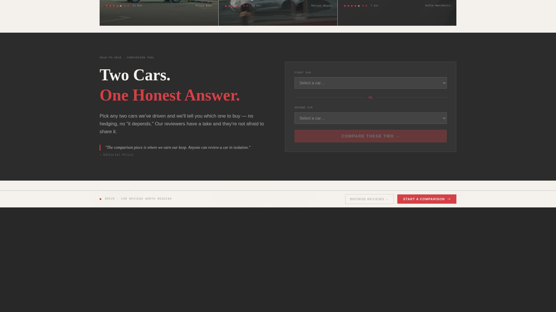Auto & Mobility Blog Reviews Website Template