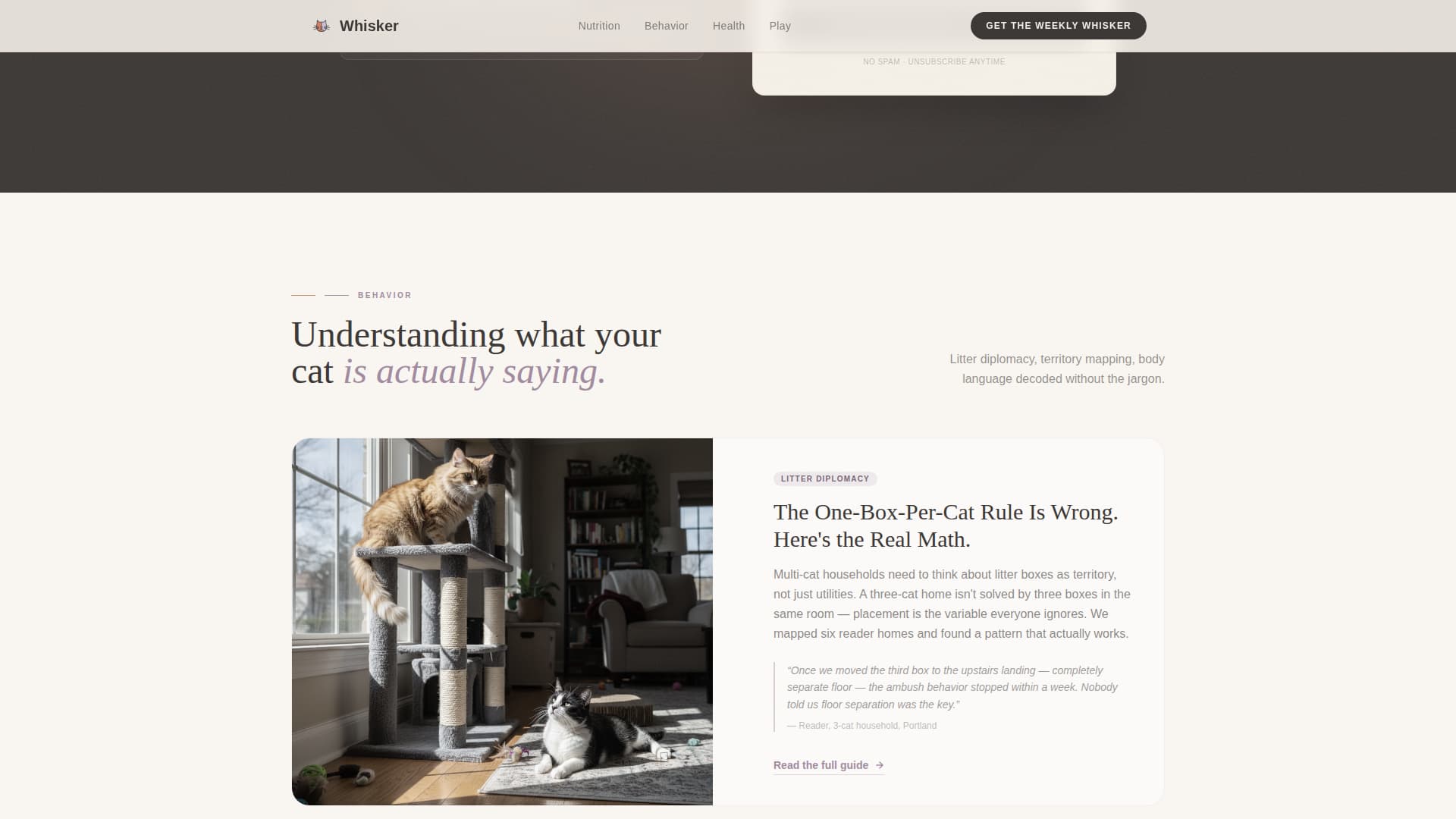 Pet & Animal Blog Blog Website Template