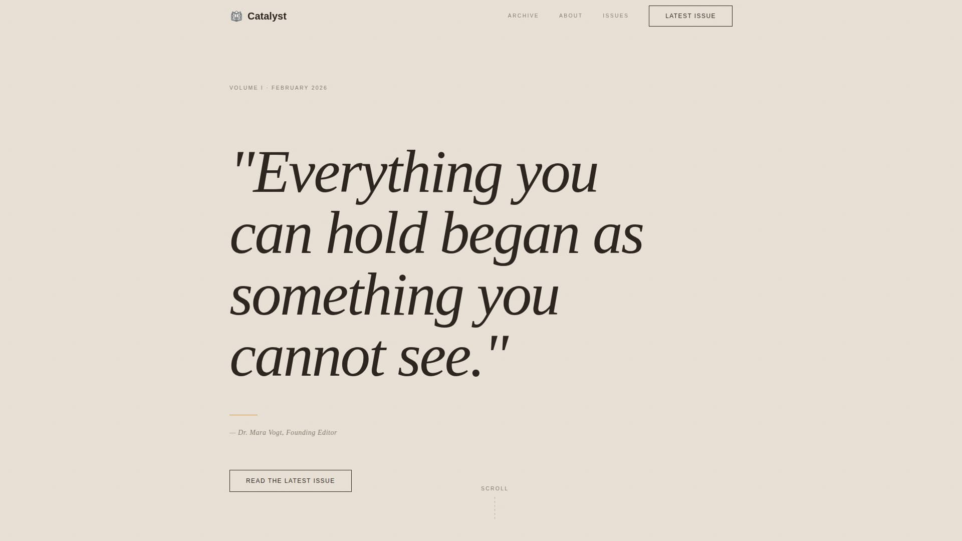 Science & Research Blog Blog Website Template