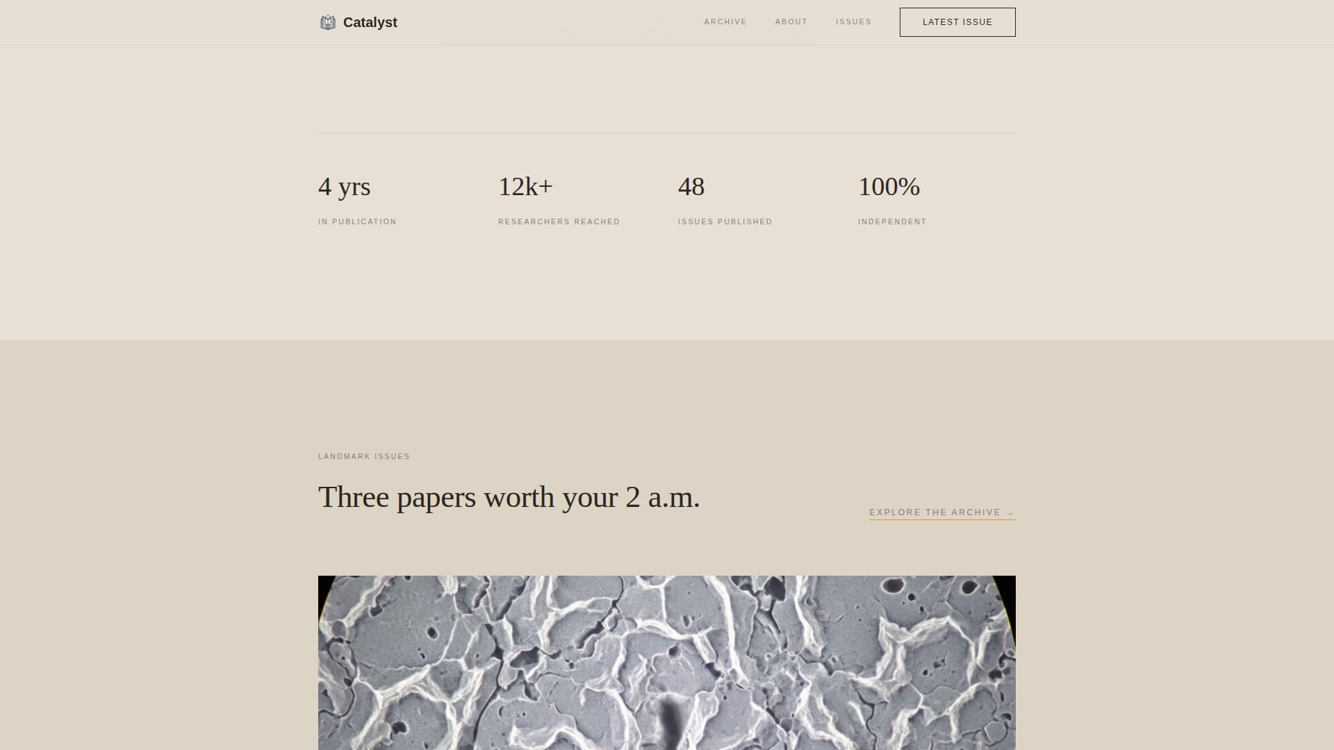 Science & Research Blog Blog Website Template