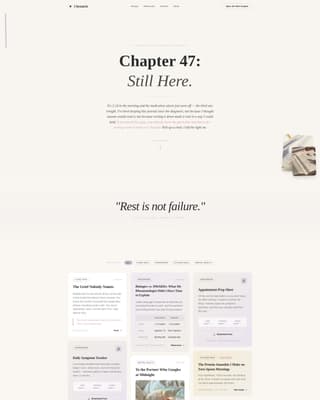 Health & Wellness Blog Blog Website Template