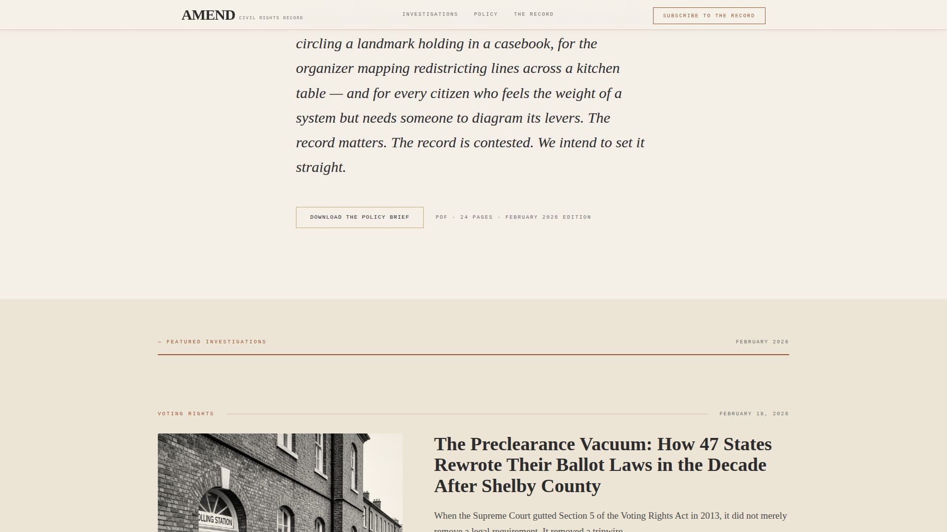 Legal & Policy Blog Reviews Website Template