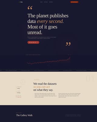 Climate & Sustainability Newsletter Pre-Launch Website Template