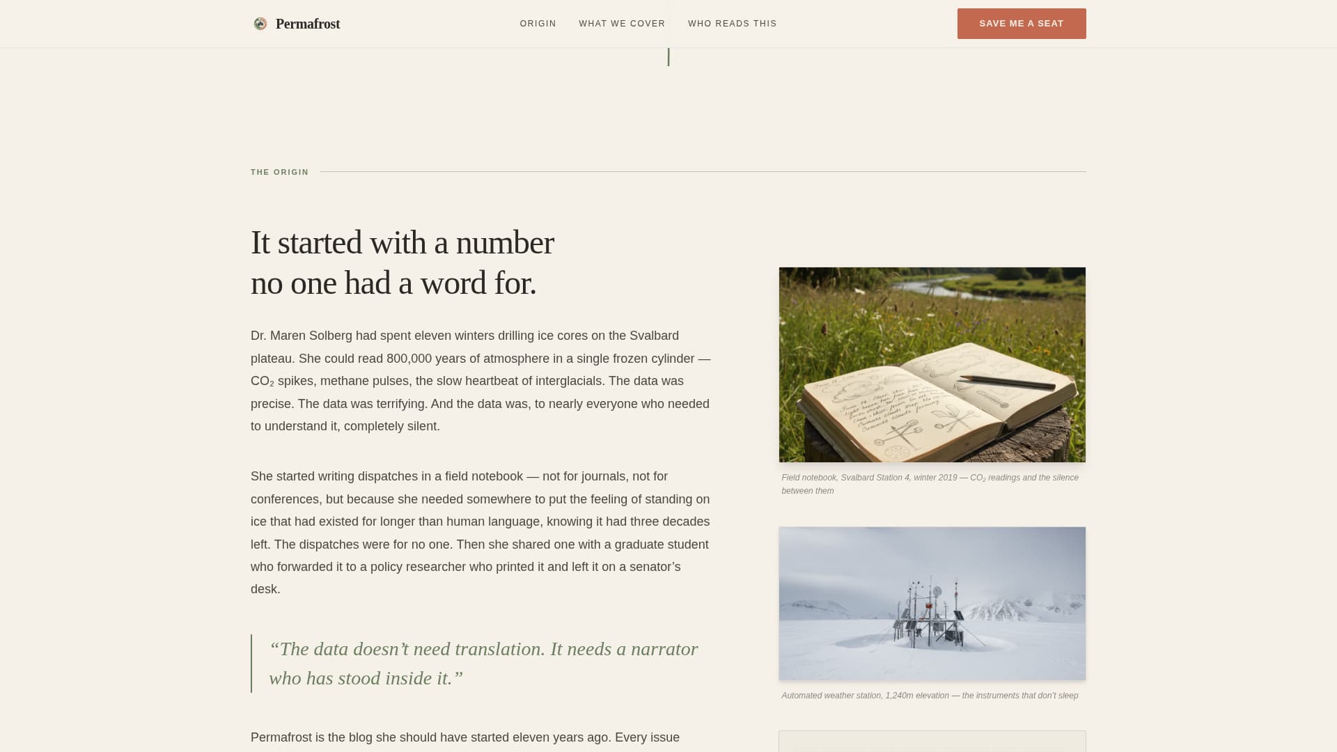 Science & Research Blog Specialist Blog Website Template