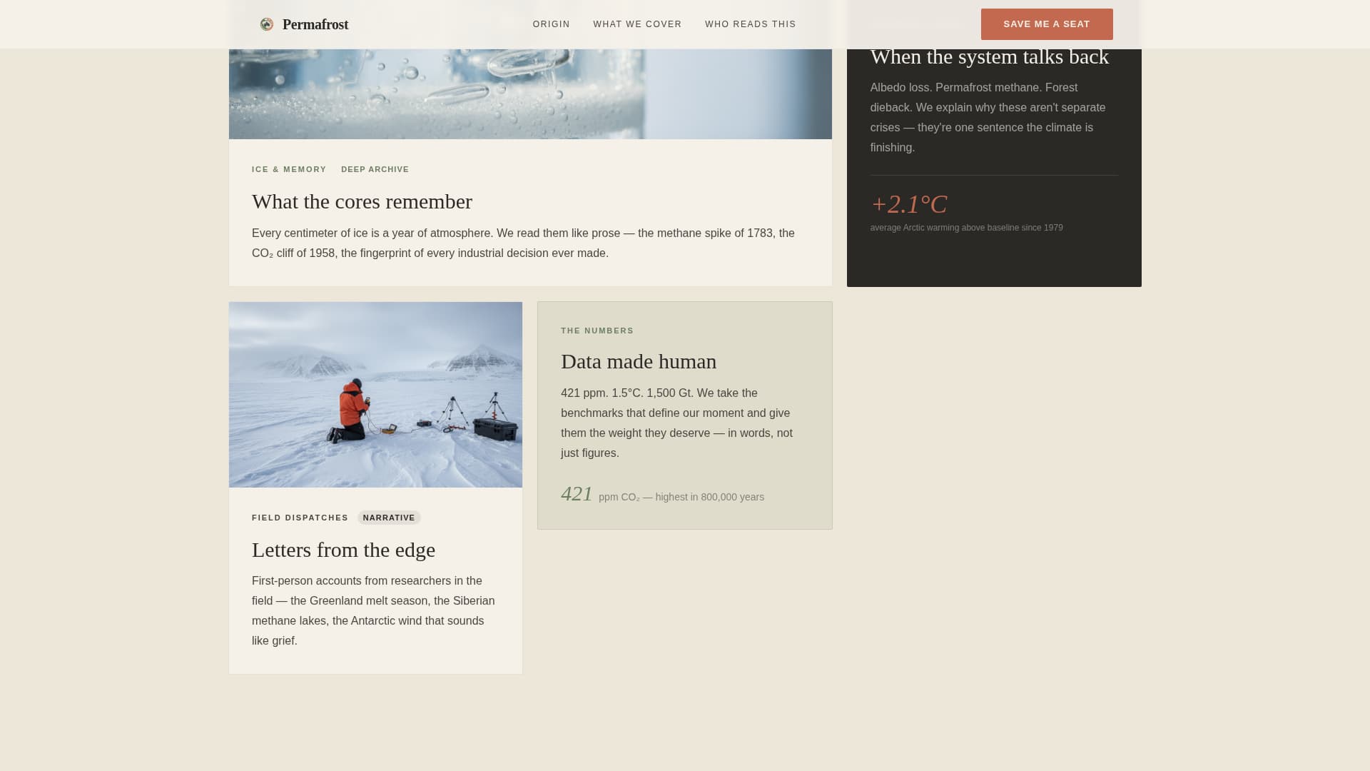 Science & Research Blog Specialist Blog Website Template